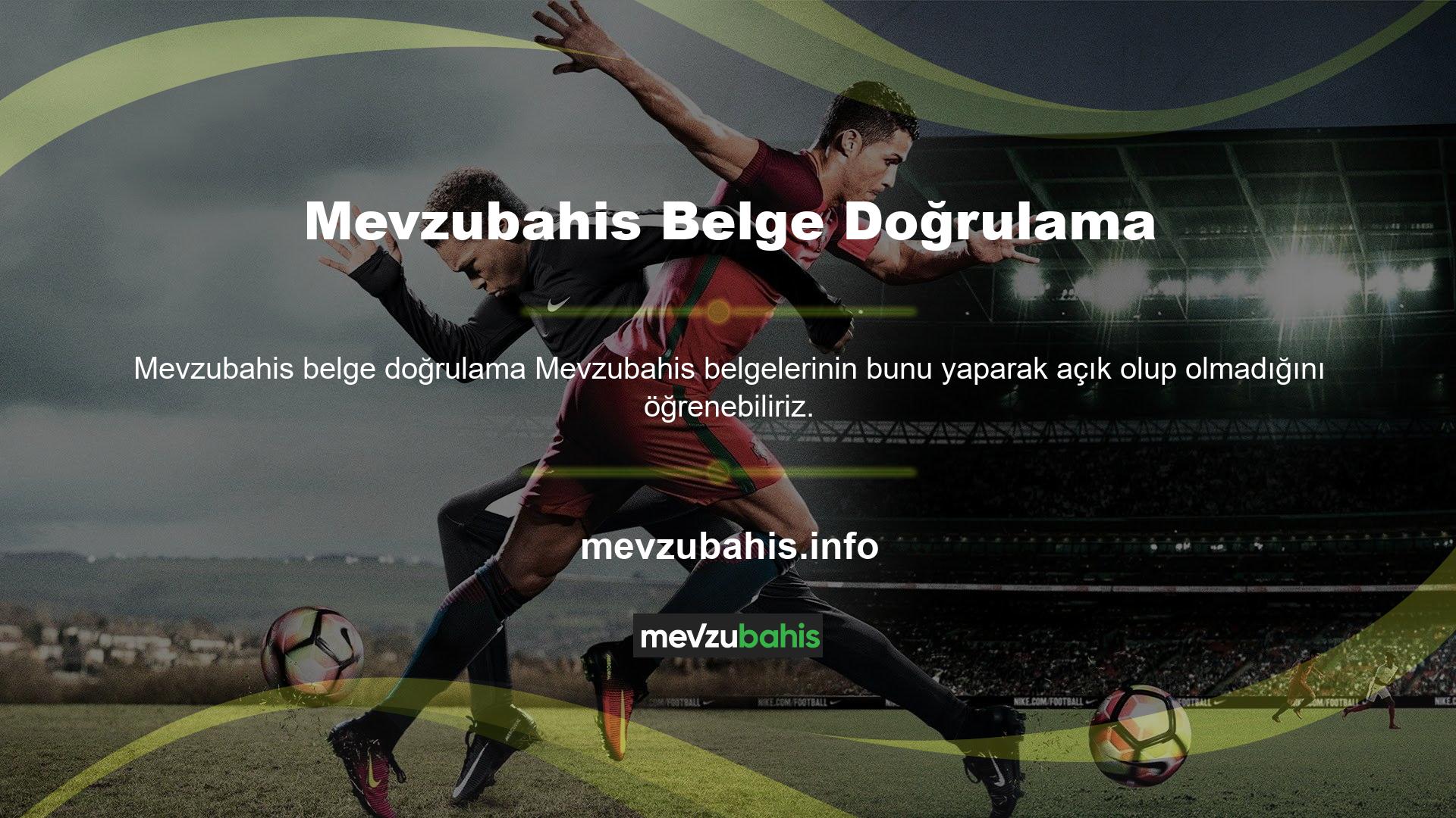 Mevzubahis kaydolmak için Mevzubahis belgelerini hazırlamanız gerekir