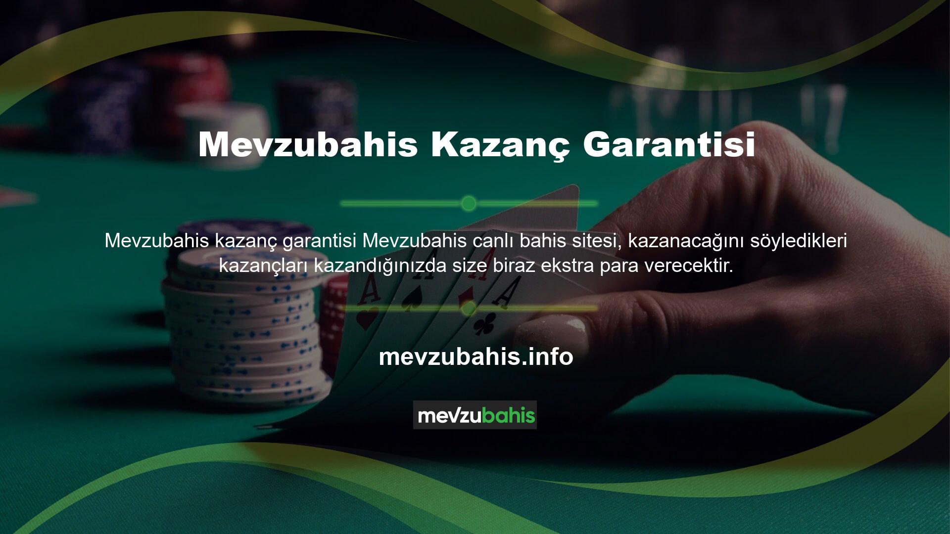 Mevzubahis Canlı Bahis Sitesi, Türkiye'de oyun oynamak ve bahis oynamak için en popüler sitelerden biridir